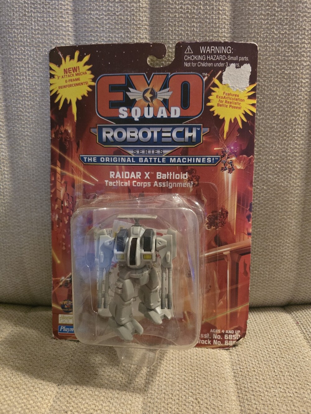 1994 Robotech RAIDAR X Battloid Tactical Corps Assignment Action Figure Mech NIP
